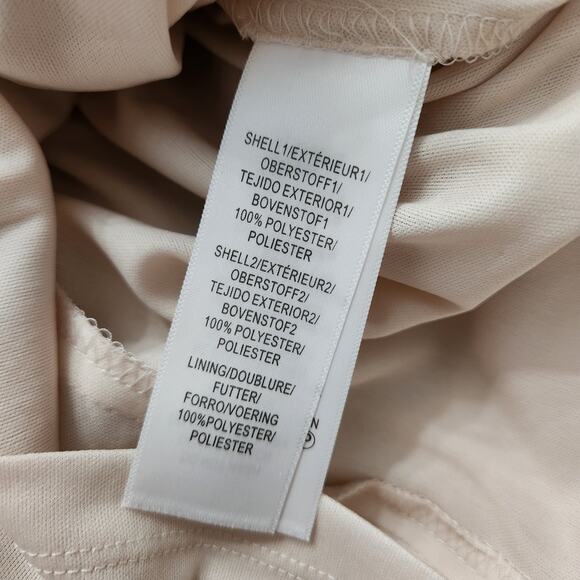 NWT Adrianna Papell Sequin Off-The-Shoulder Dress Ivory Size 8 - Picture 4 of 5